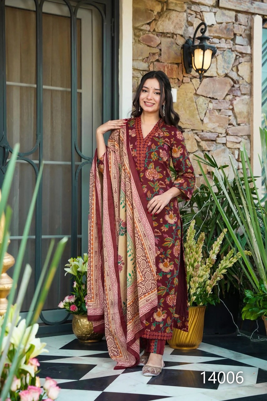 Clora Vol 14 Printed Salwar Kameez Catalog collection 1