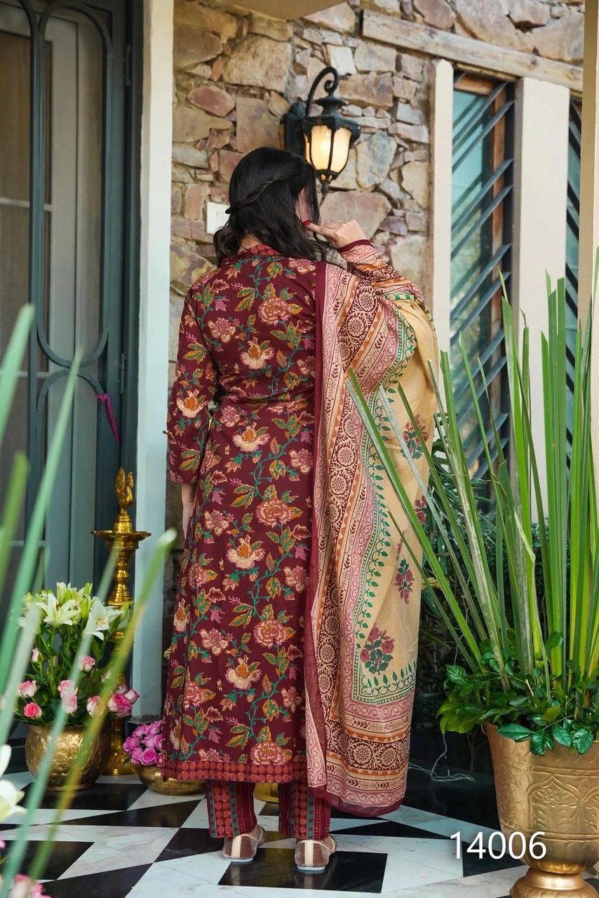 Clora Vol 14 Printed Salwar Kameez Catalog collection 10
