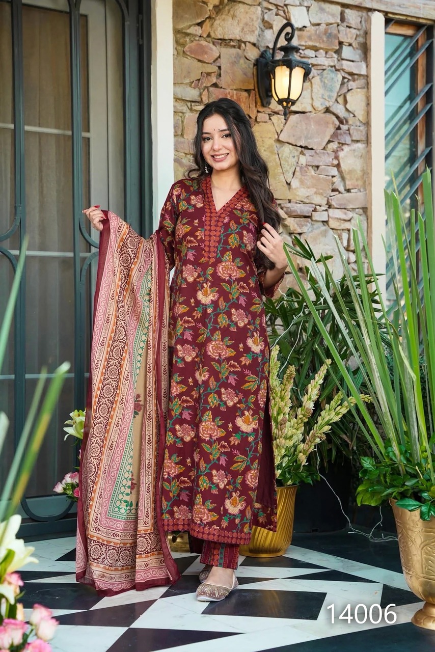 Clora Vol 14 Printed Salwar Kameez Catalog collection 9
