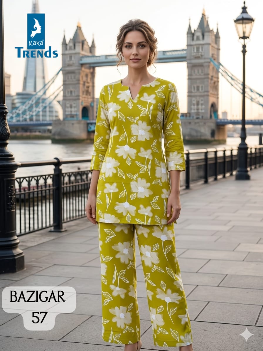 Kaya Trends Bazigar Co Ord Set Size Set collection 2