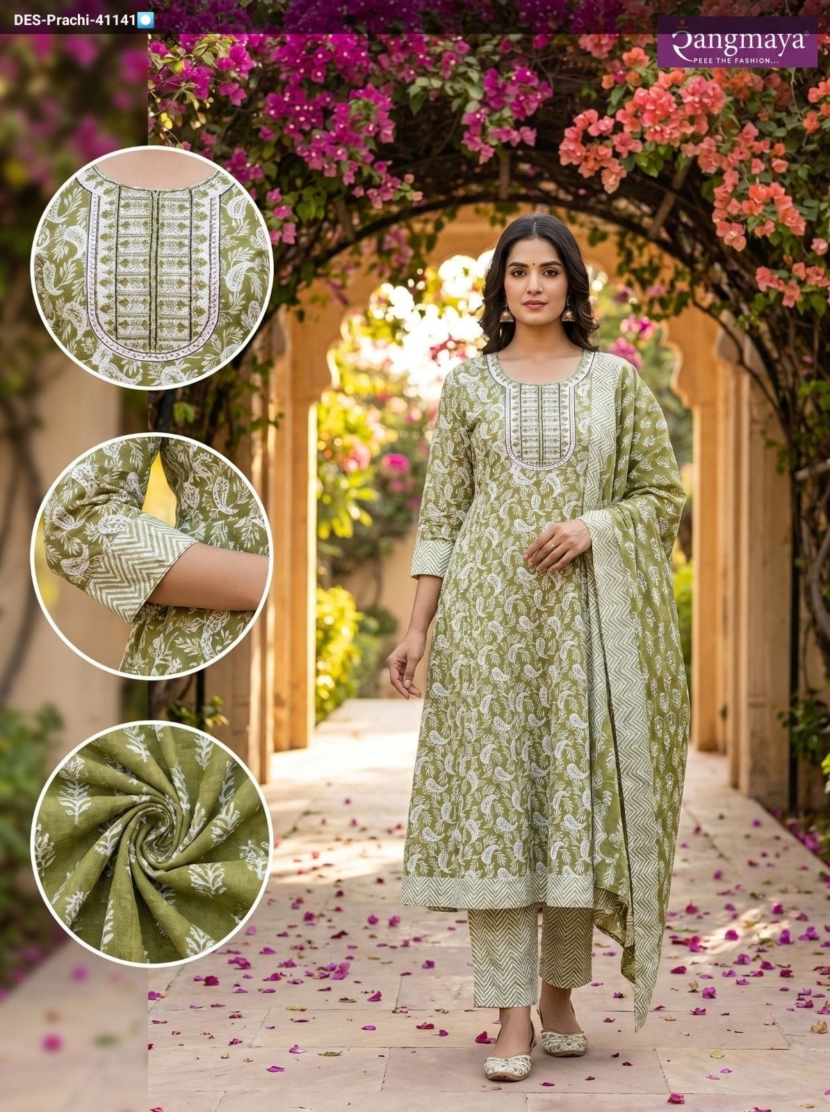 Rangmaya Prachi Printed Salwar Kameez Size Set collection 2