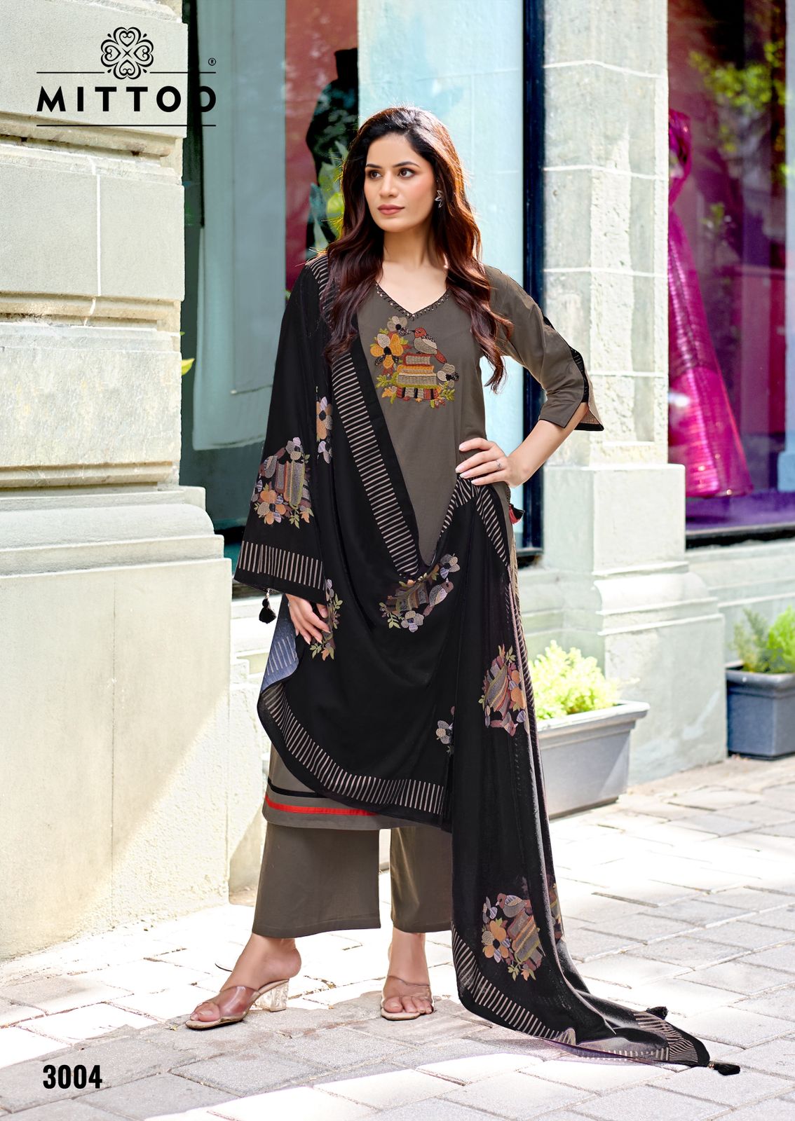 Mittoo Kurti Resham Cotton Salwar Kameez Catalog collection 3