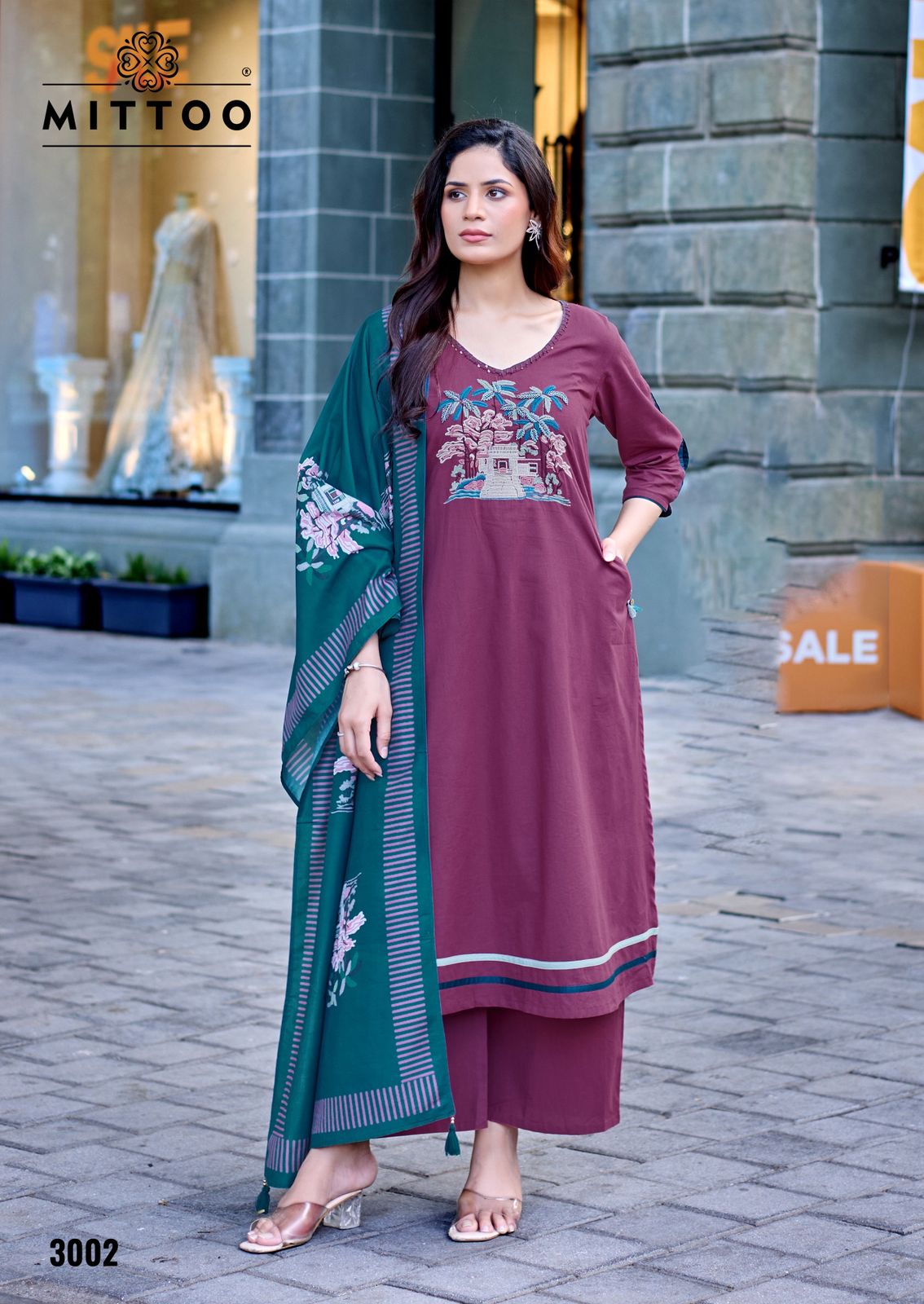 Mittoo Kurti Resham Cotton Salwar Kameez Catalog collection 5