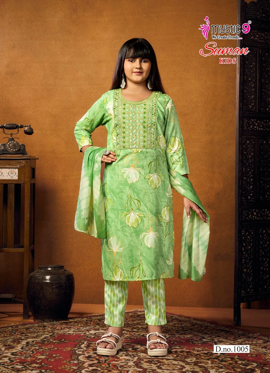 Mystic 9 Suman Kids Readymade Dress Catalog collection 4