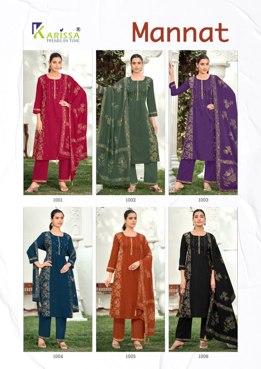 Karissa Mannat Cotton Salwar Kameez Catalog collection 10