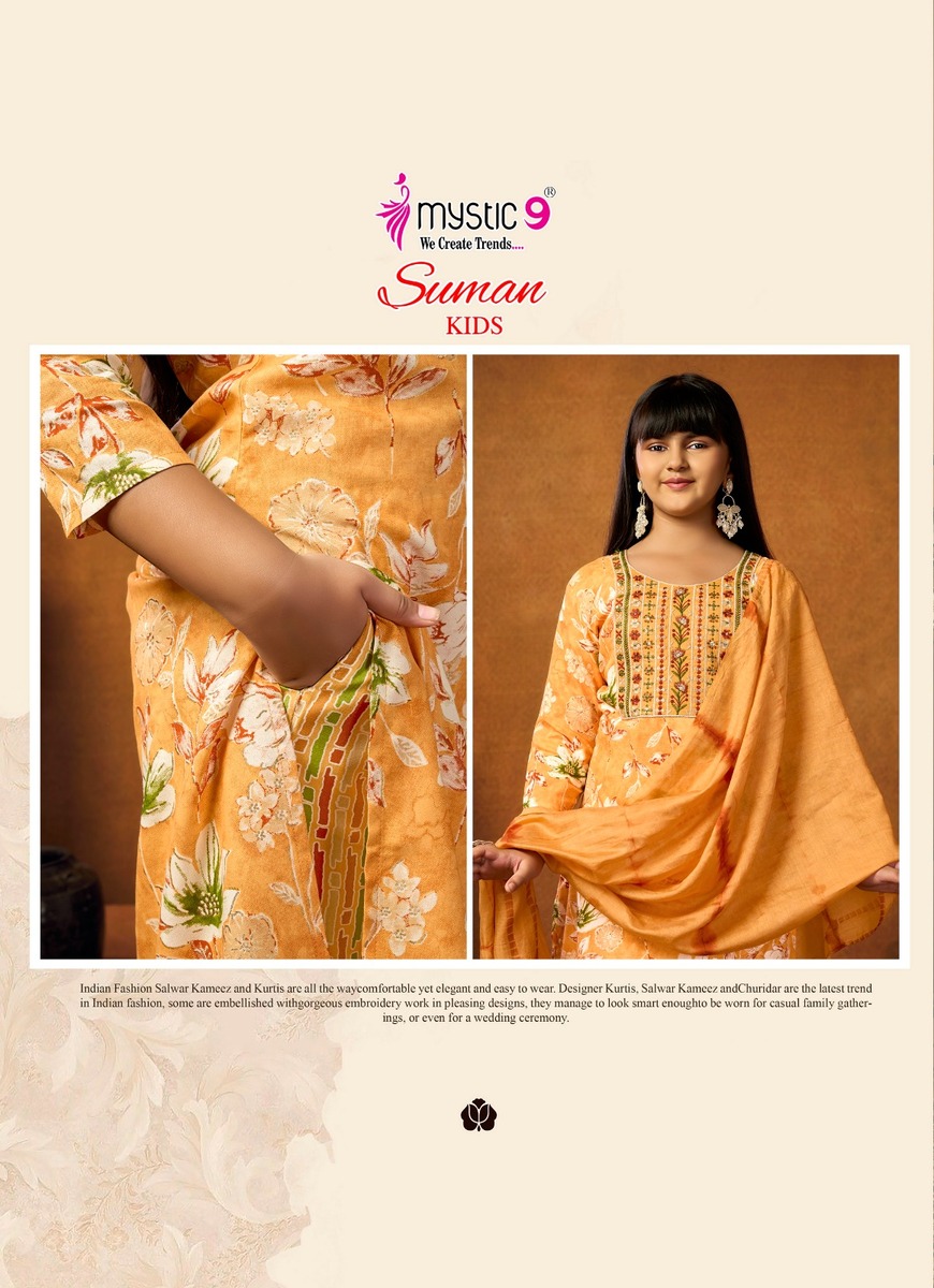 Mystic 9 Suman Kids Readymade Dress Catalog collection 5
