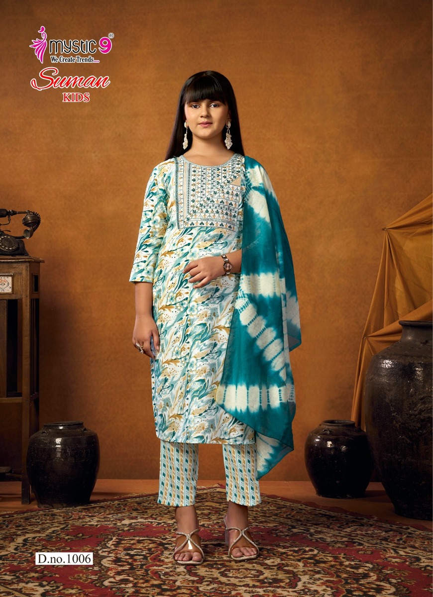 Mystic 9 Suman Kids Readymade Dress Catalog collection 2