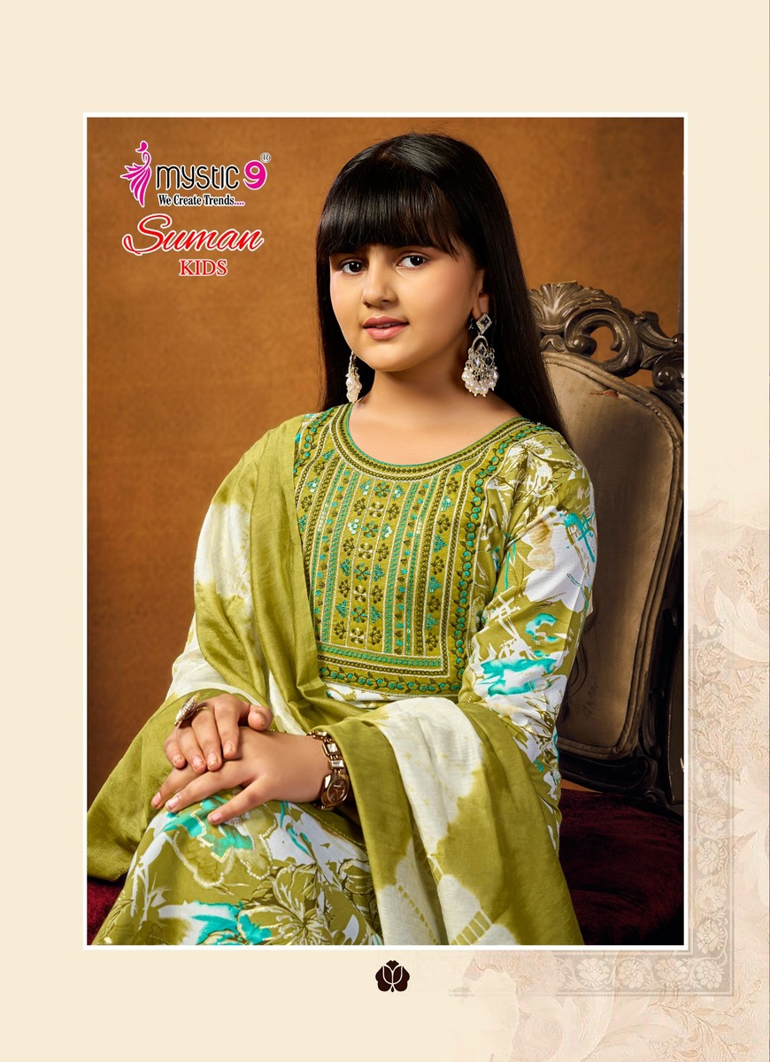 Mystic 9 Suman Kids Readymade Dress Catalog collection 13