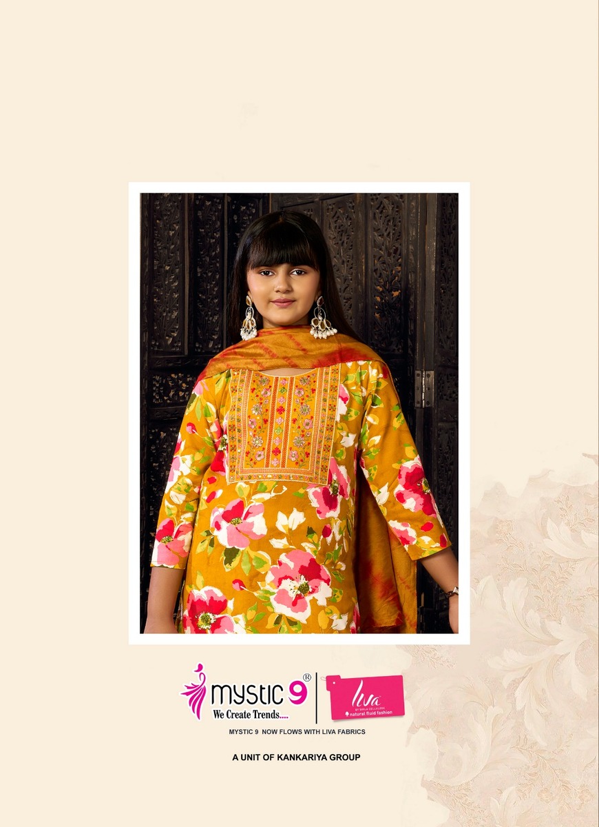 Mystic 9 Suman Kids Readymade Dress Catalog collection 8