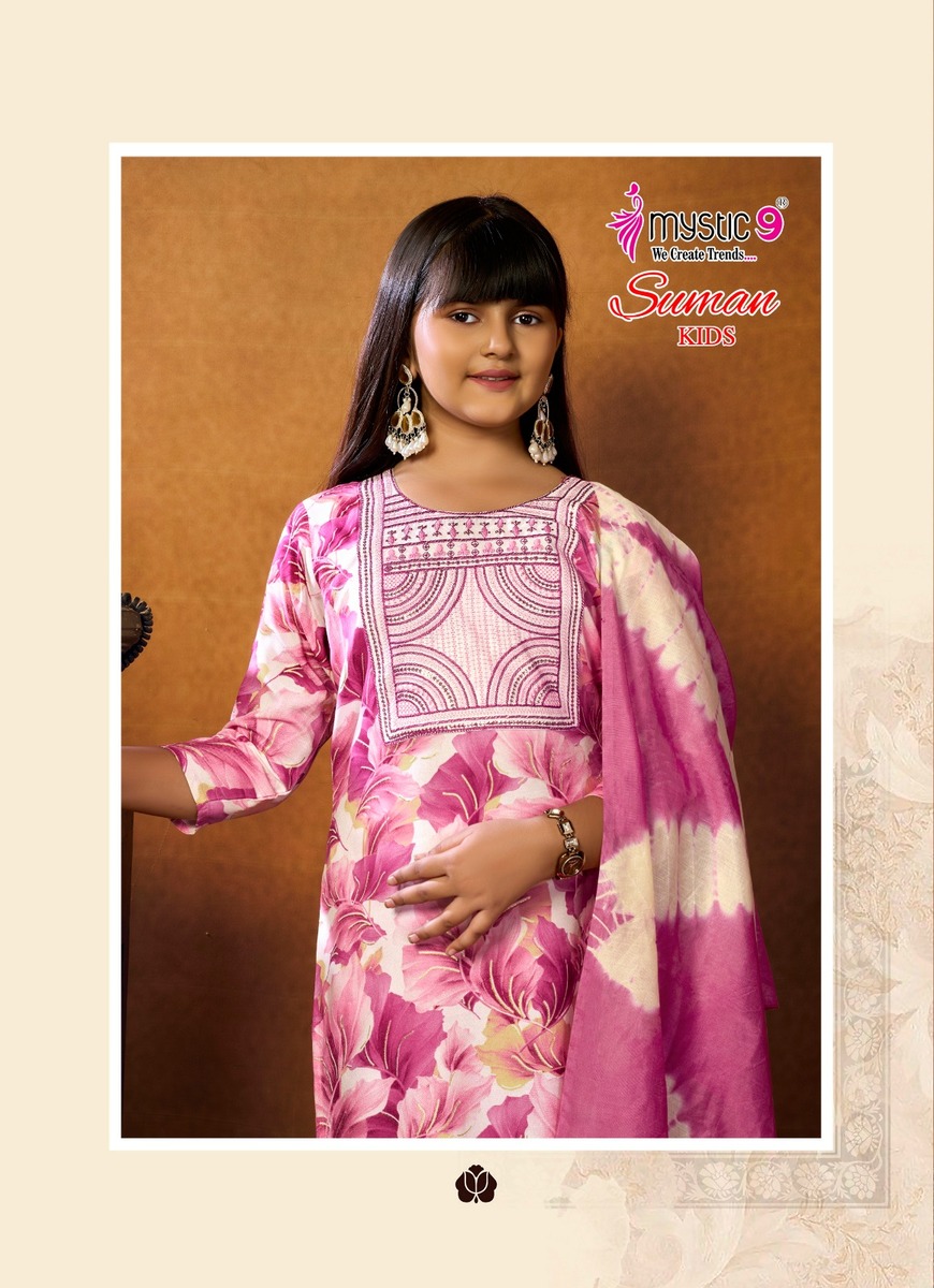 Mystic 9 Suman Kids Readymade Dress Catalog collection 11