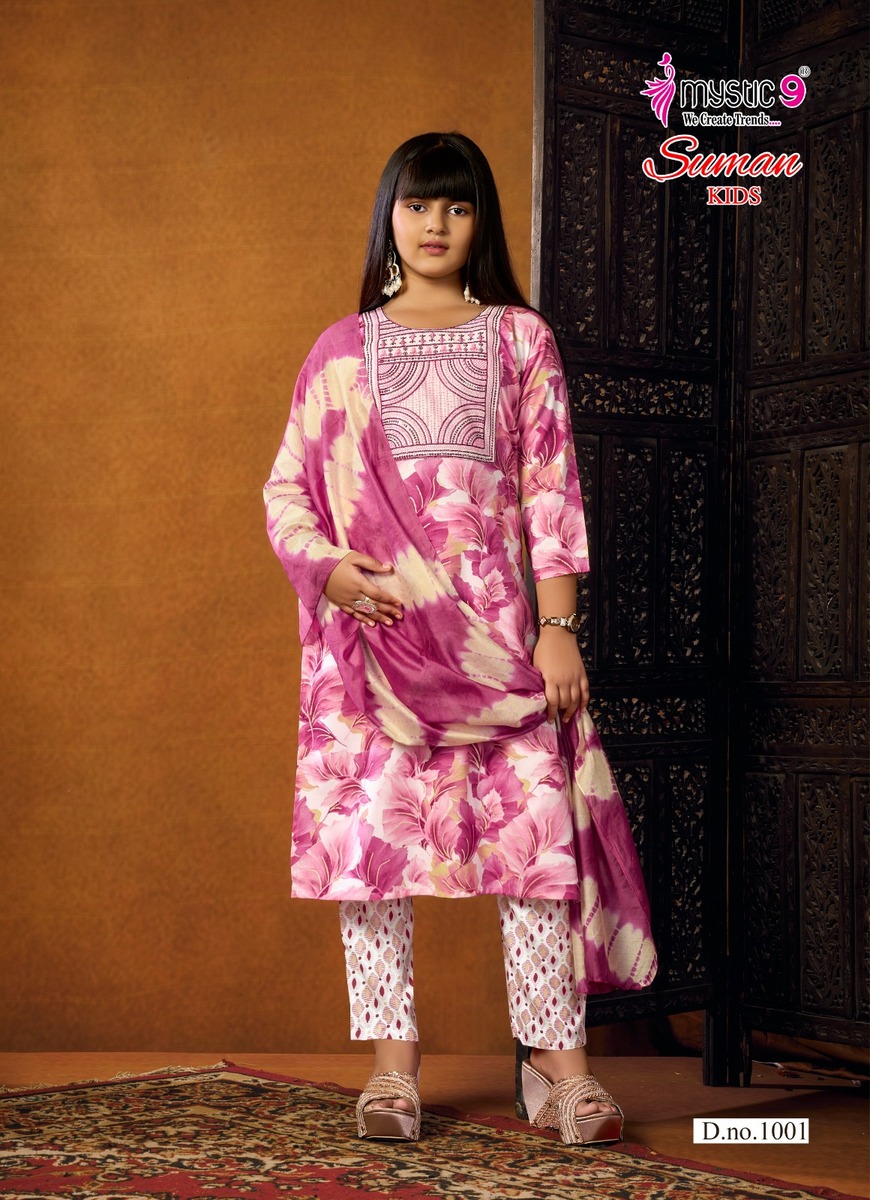 Mystic 9 Suman Kids Readymade Dress Catalog collection 12