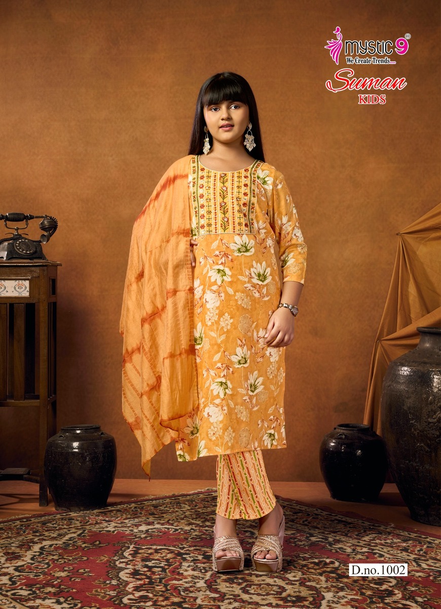 Mystic 9 Suman Kids Readymade Dress Catalog collection 15