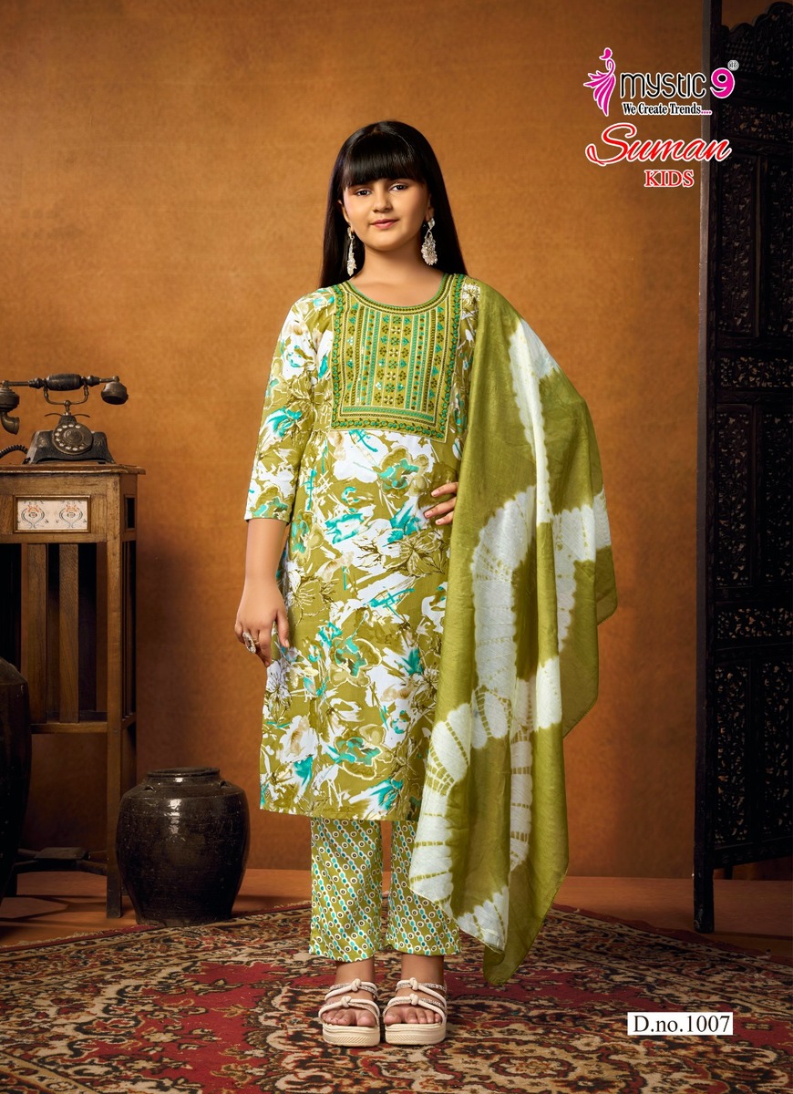 Mystic 9 Suman Kids Readymade Dress Catalog collection 14