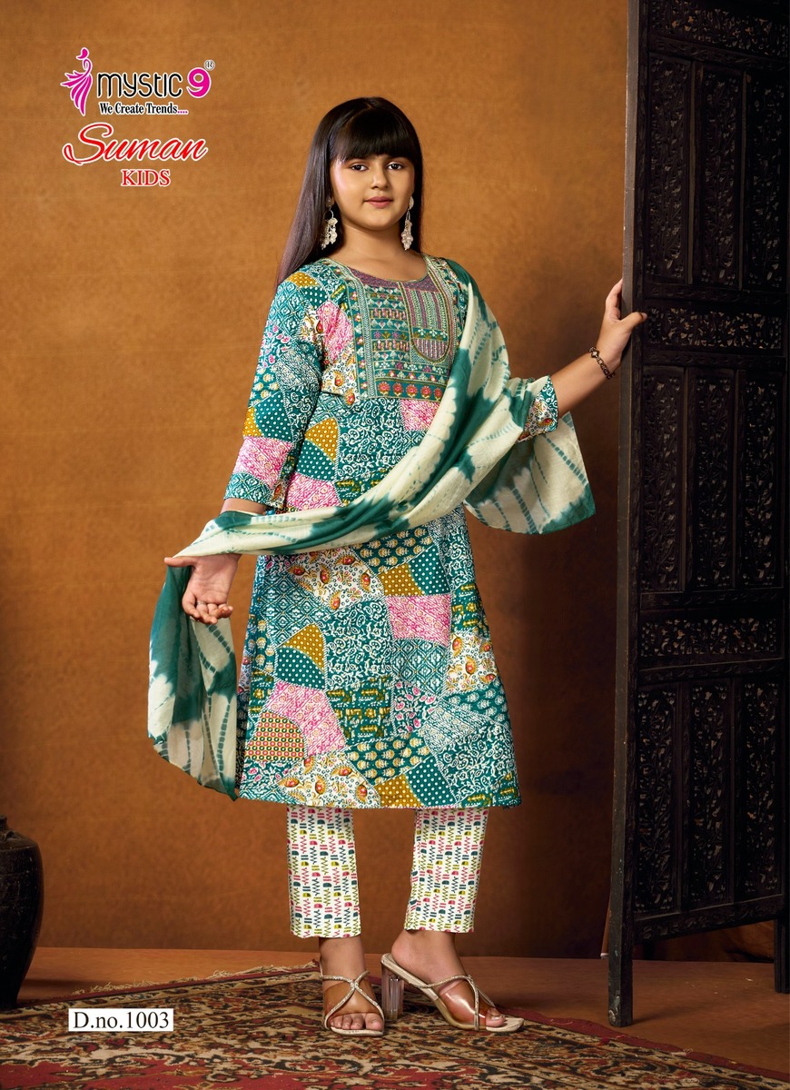 Mystic 9 Suman Kids Readymade Dress Catalog collection 7
