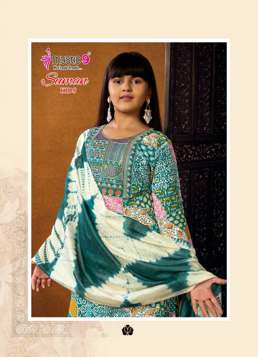 Mystic 9 Suman Kids Readymade Dress Catalog collection 10