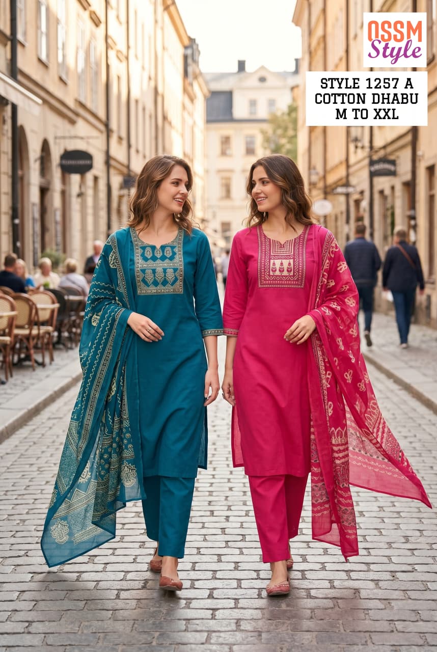 Ossm Style 1257A Readymade Dress Catalog at Wholesale Rate collection 1