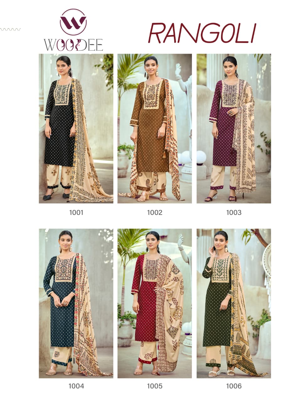Woodee Rangoli Readymade Dress Catalog at Wholesale Rate collection 11