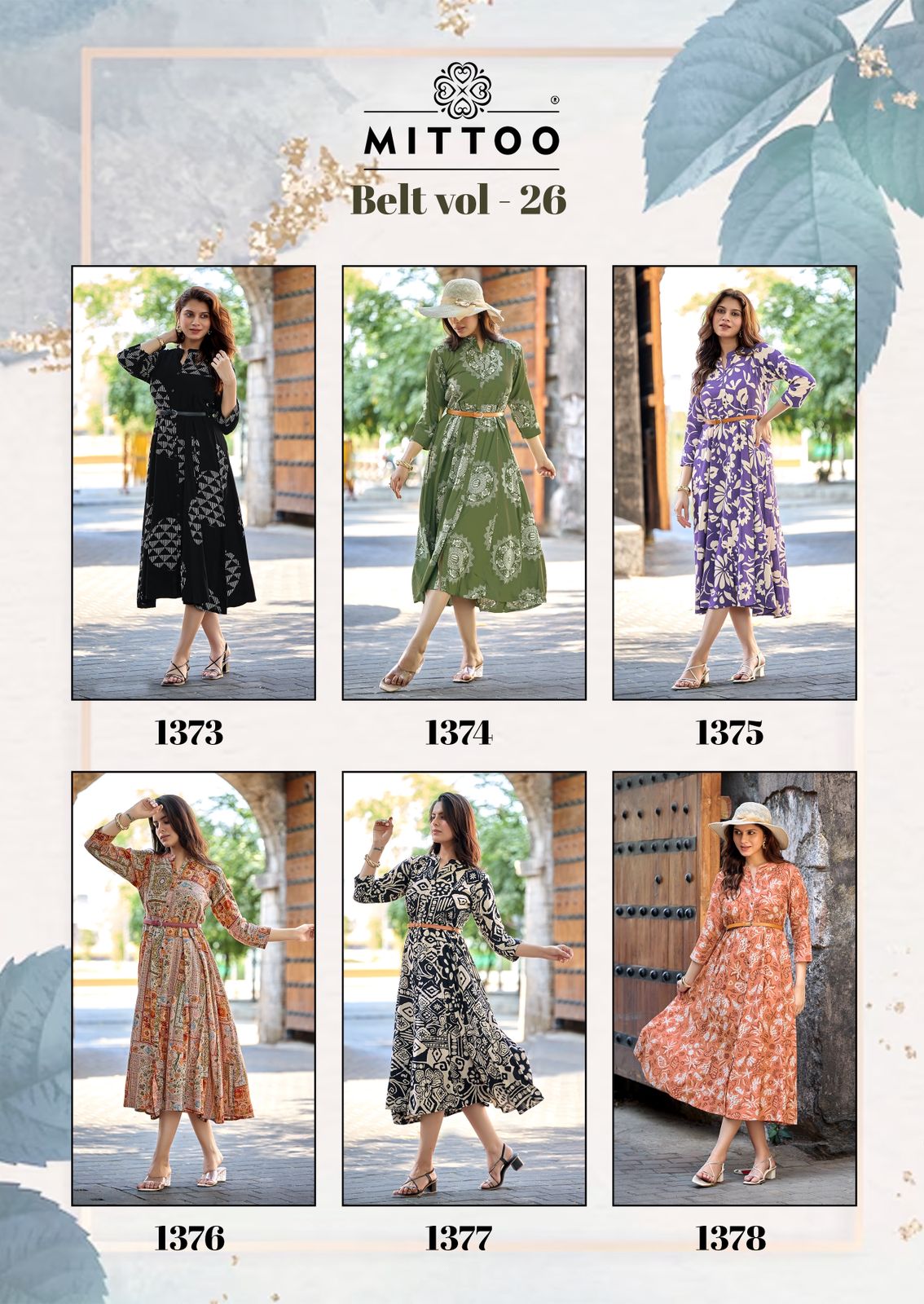 Mittoo Kurti Belt Vol 26 One Piece Dress Catalog collection 9