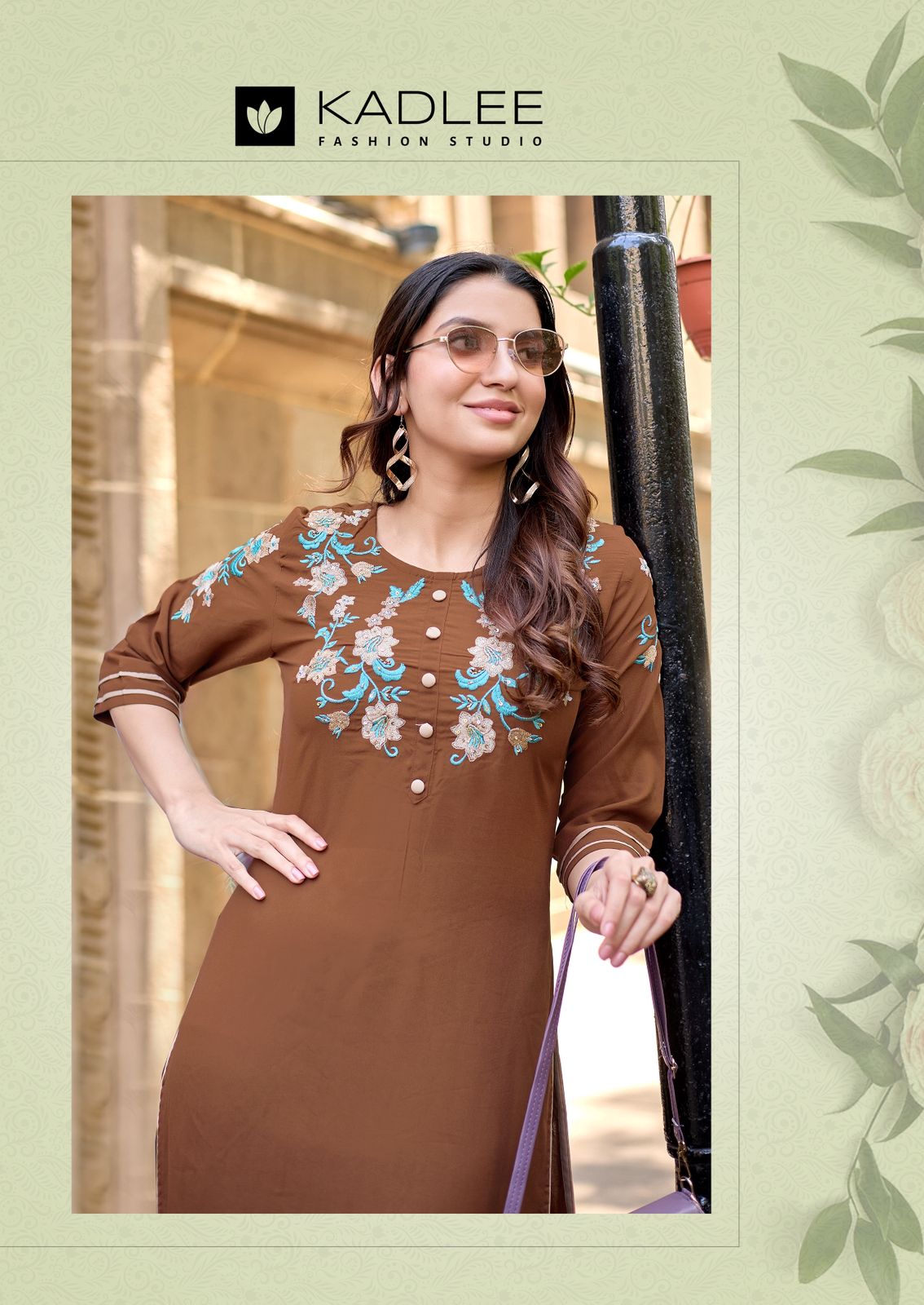 Kadlee Suchitra Rayon Kurti Catalog collection 8