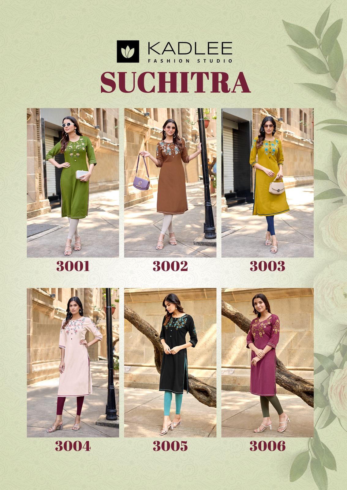 Kadlee Suchitra Rayon Kurti Catalog collection 9