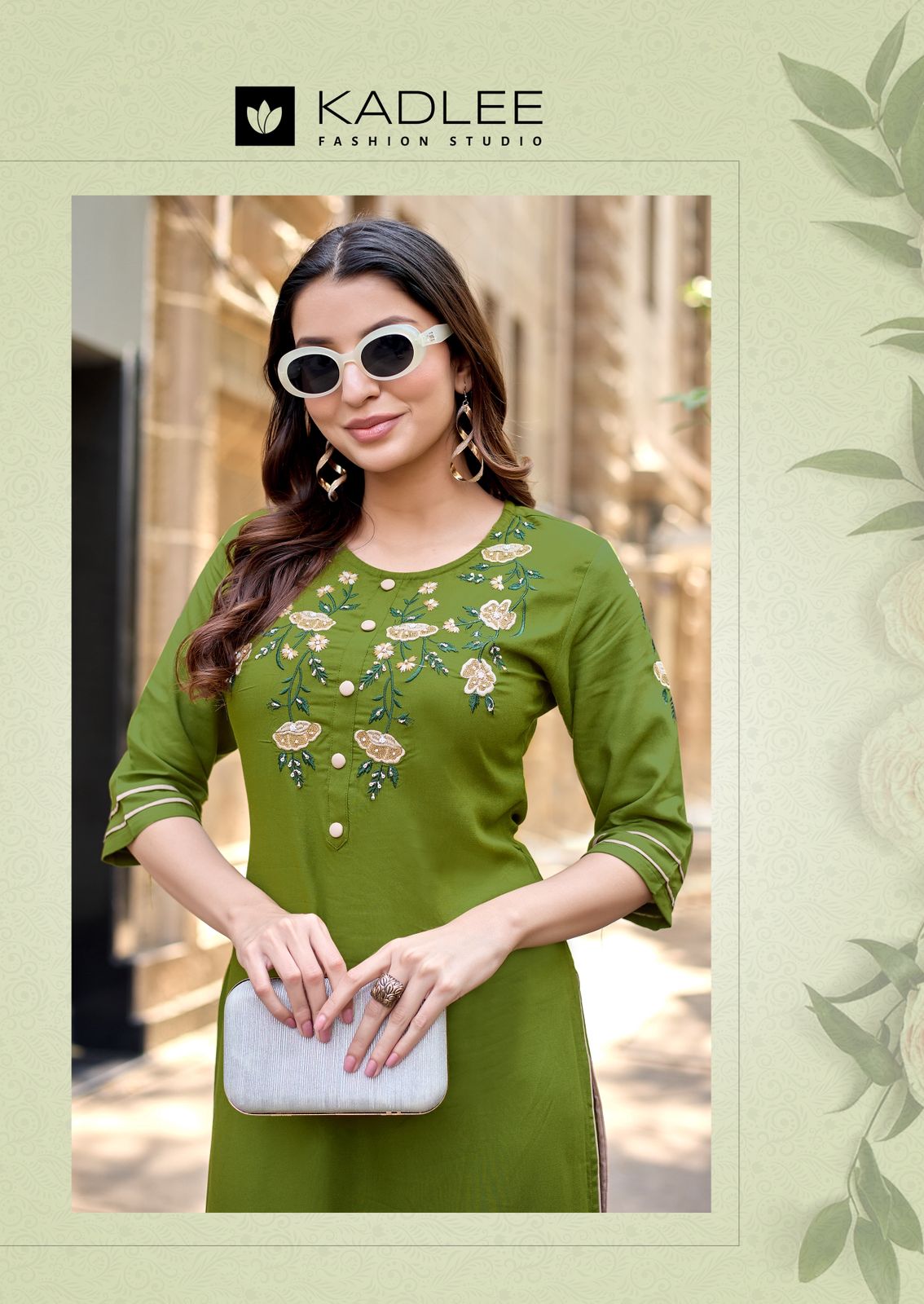 Kadlee Suchitra Rayon Kurti Catalog collection 7