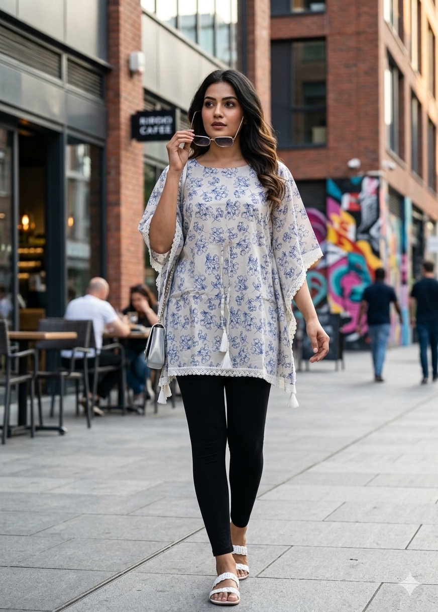 Aarvee Creation Miss Kaftan Cotton Kurtis Catalog collection 1