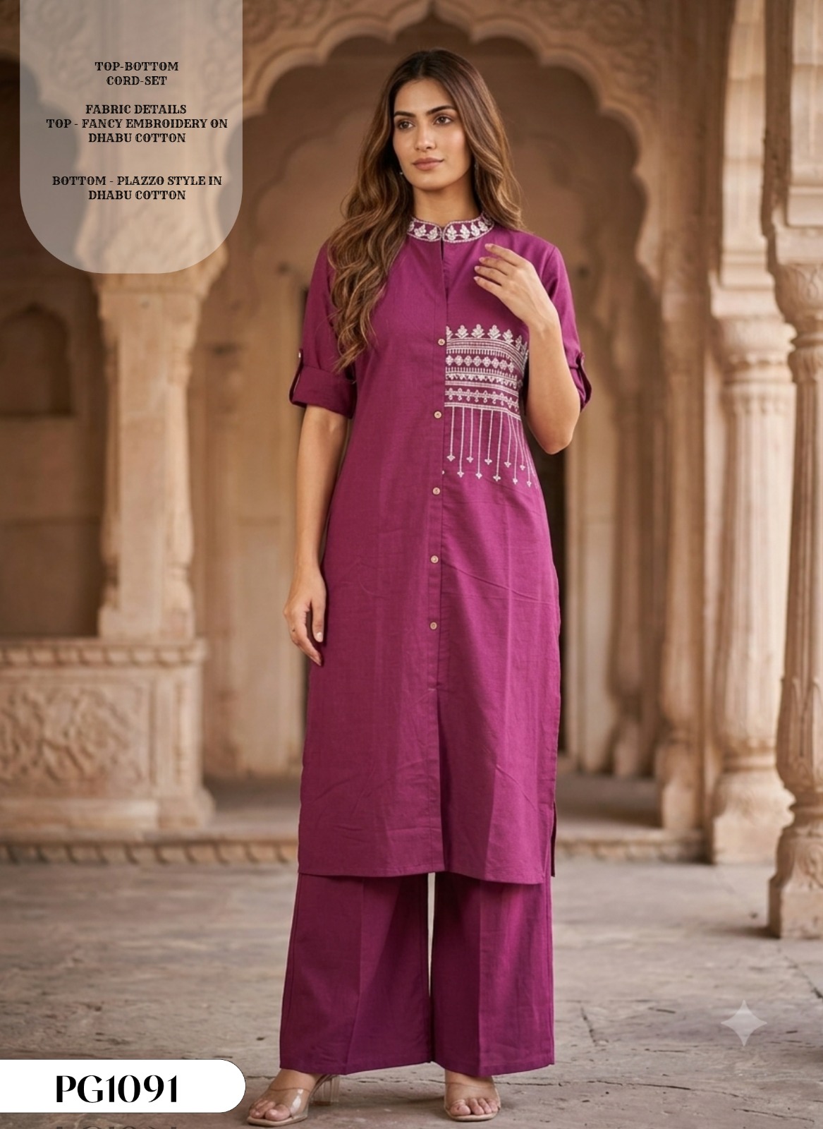 Pragyan PG1088 Kurti Palazzo Set Size Set collection 1