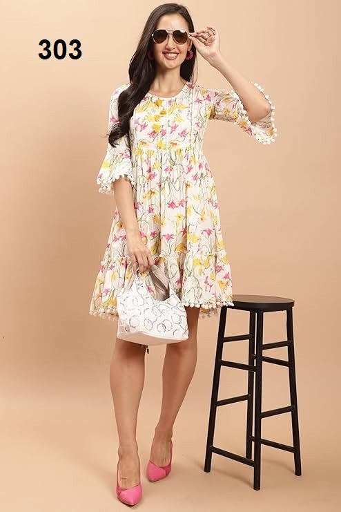 Aarvee Creation Flory Vol 5 One Piece Dress Catalog collection 8