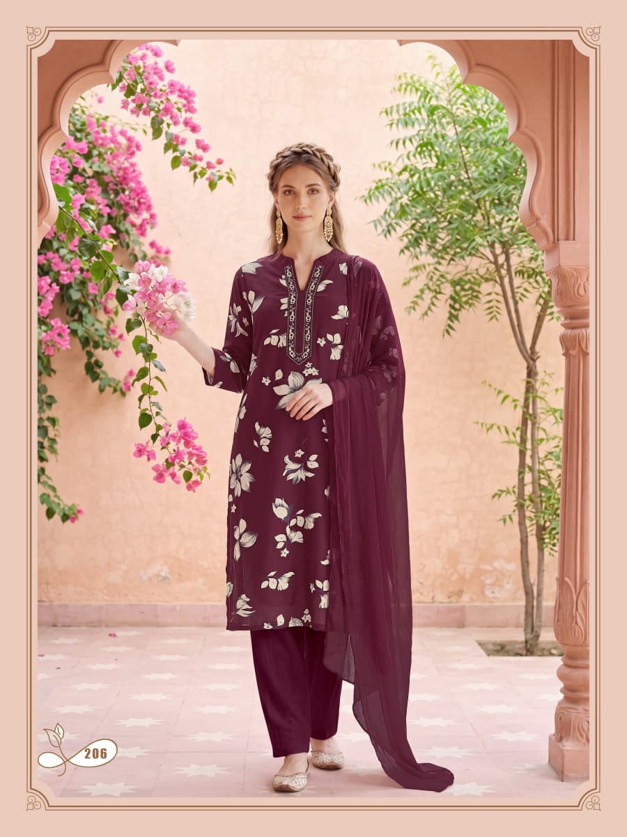 Ossm Mahima Vol 2 Printed Salwar Kameez Catalog collection 4