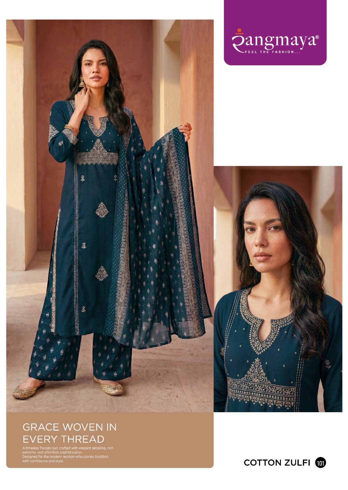 Rangmaya Cotton Zulfi Readymade Dress Catalog collection 7