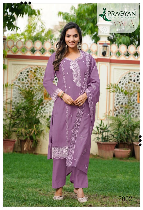 Pragyan Vanilal 2 Embroidery Salwar Kameez Catalog collection 7