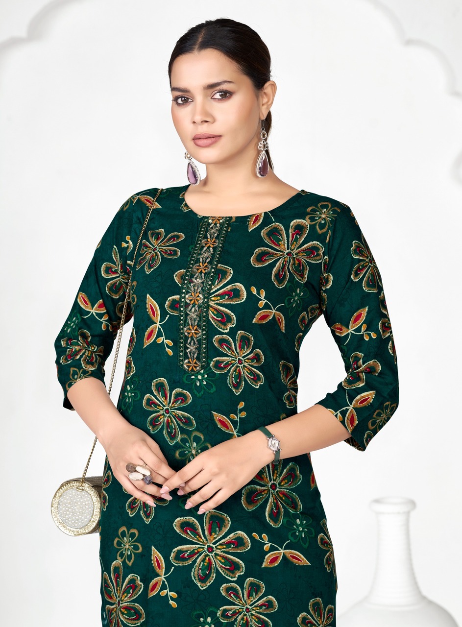 Radhika Lifestyle Alisha Vol 8 Rayon Kurti Catalog collection 18