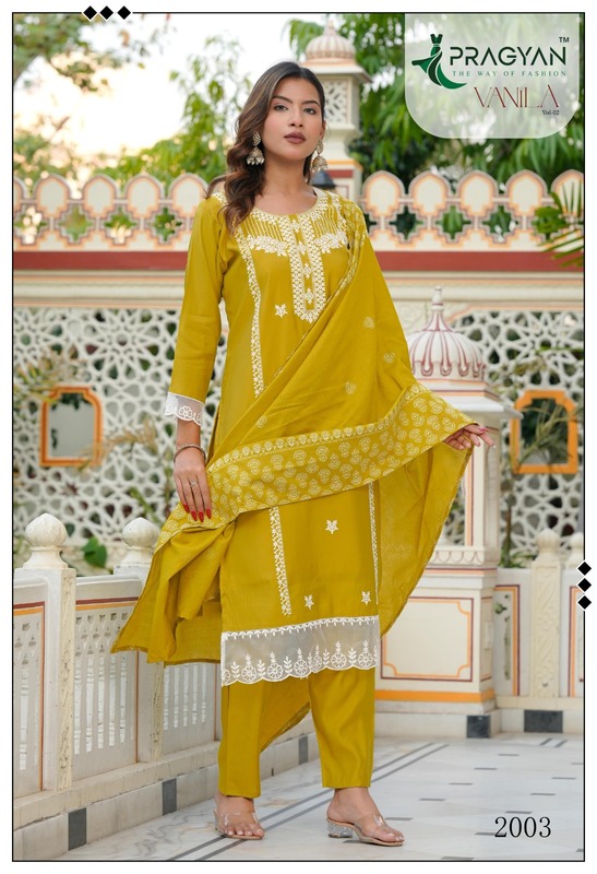 Pragyan Vanilal 2 Embroidery Salwar Kameez Catalog collection 5