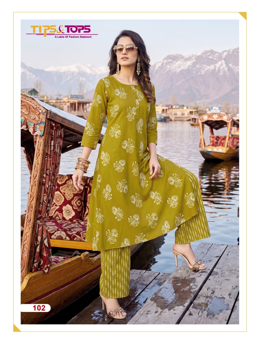 Tips And Tops Mannat Kurti Palazzo Set Catalog collection 2