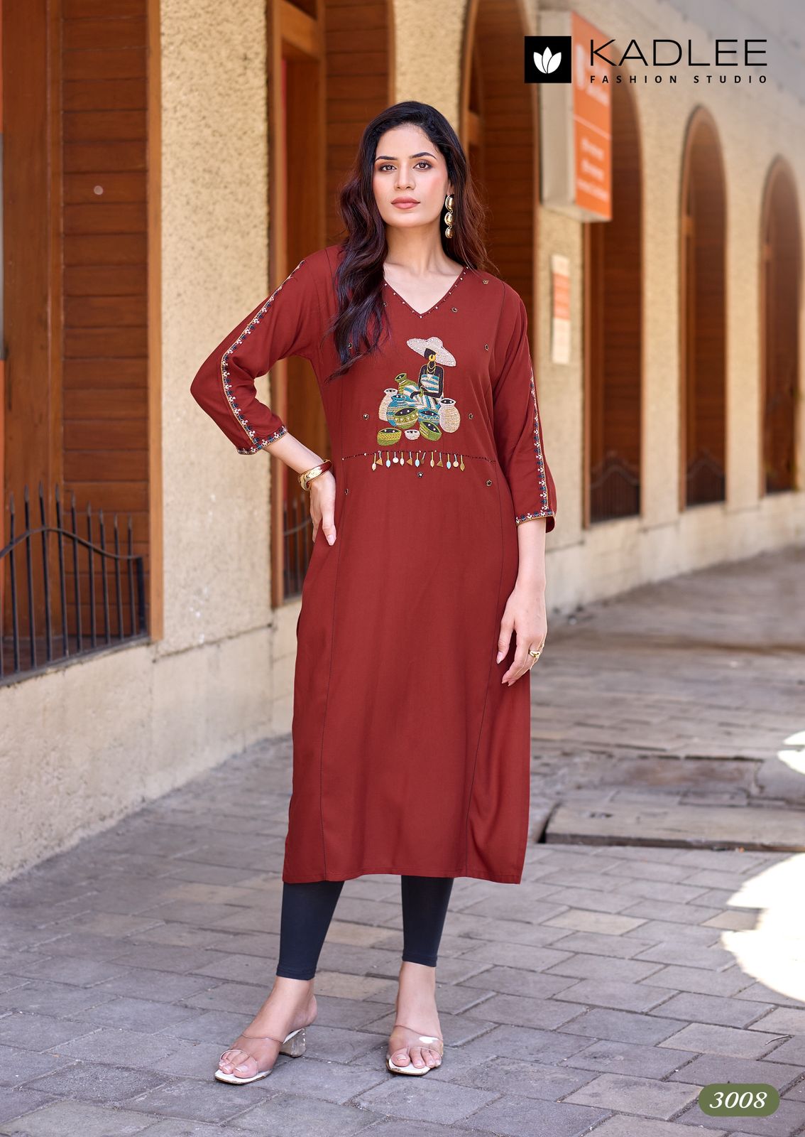 Kadlee Yashvi Vol 2 Rayon Kurti Catalog collection 8
