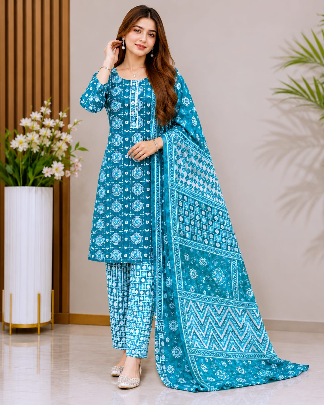 Aarvee Creation Interlock Readymade Dress Size Set collection 1