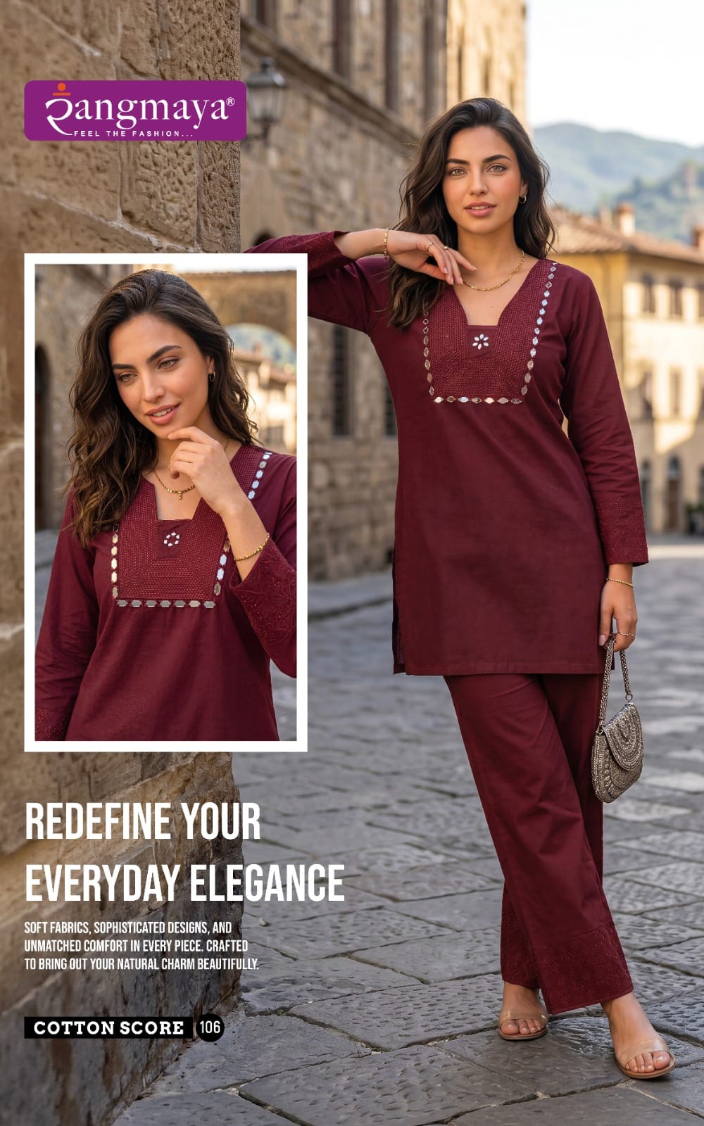 Rangmaya Cotton Score Co Ord Set Catalog collection 1