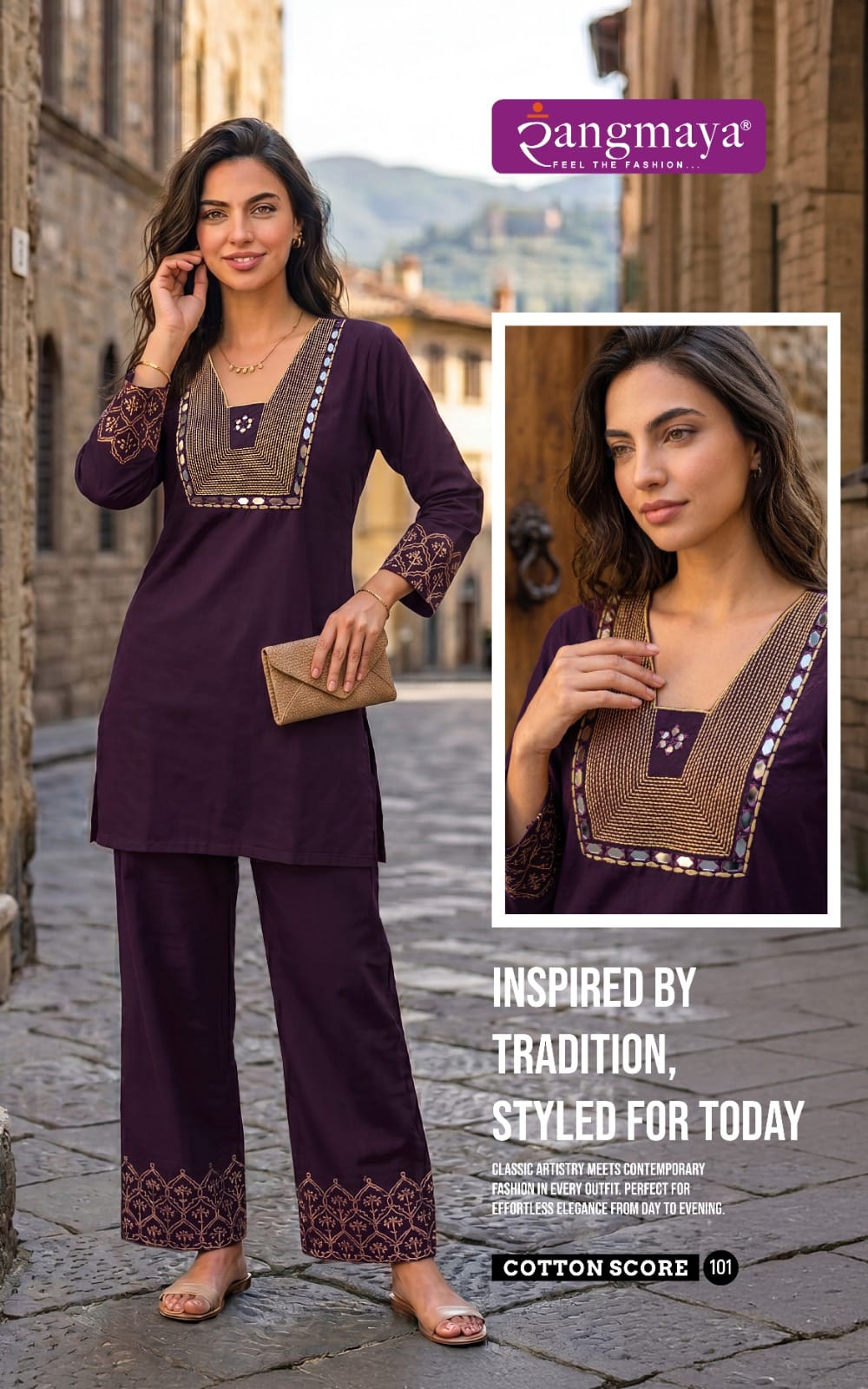 Rangmaya Cotton Score Co Ord Set Catalog collection 3