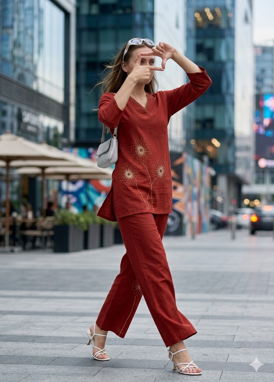 Aarvee Creation Lifestyle Co Ord Set Size Set collection 4
