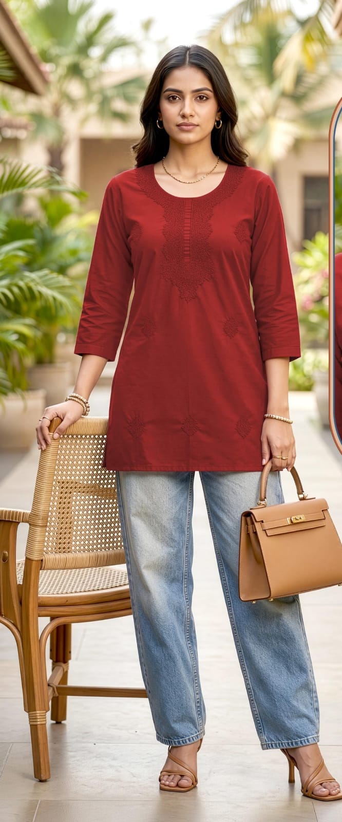 Aarvee Creation Cottan Ladies Tops Size Set collection 6