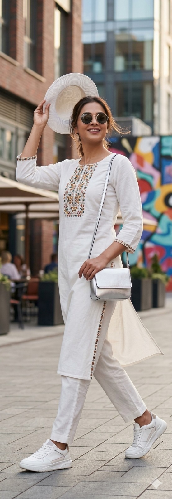 Aarvee Creation White Ladies Tops Size Set collection 1