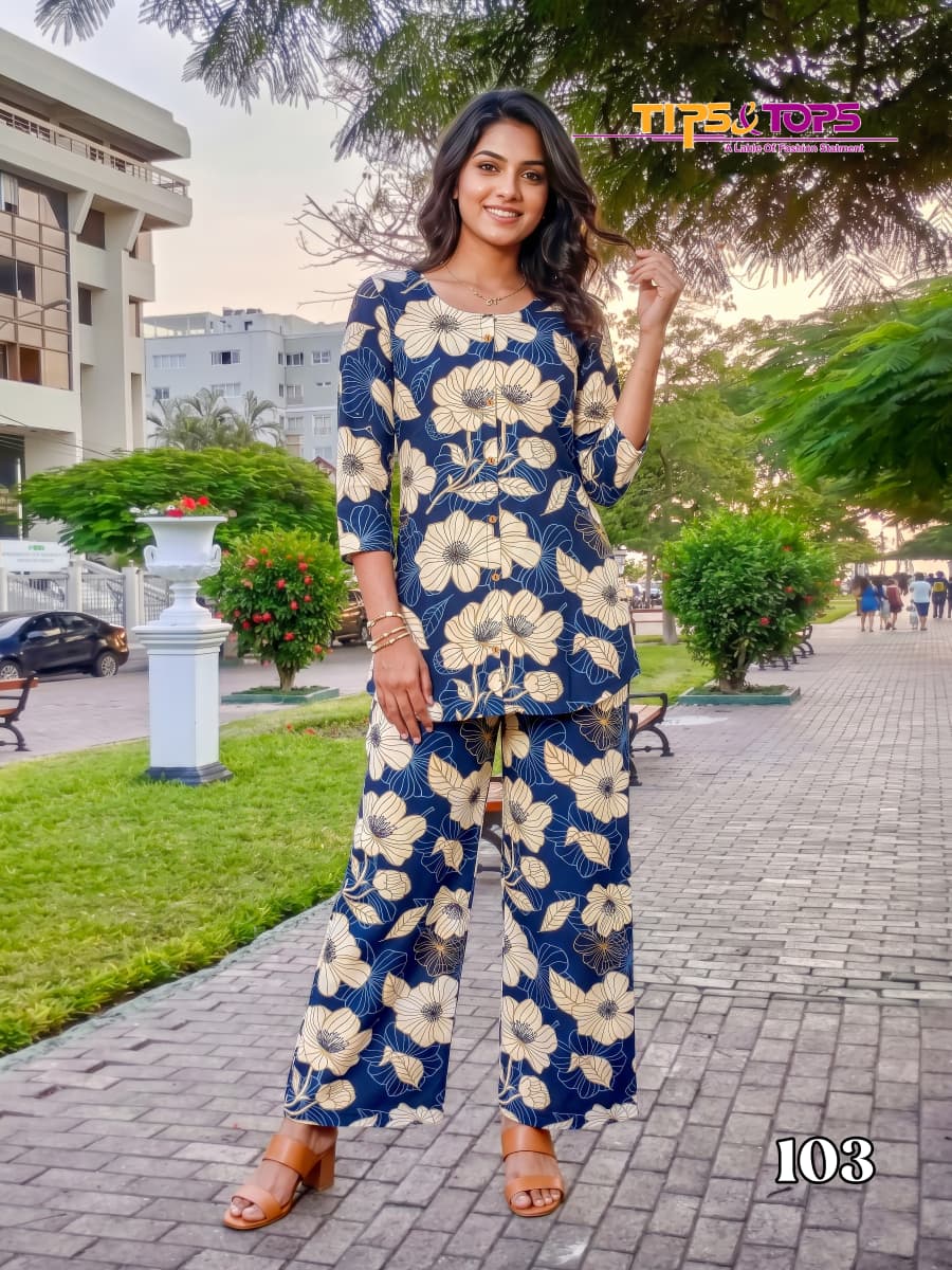 Tips And Tops Fashion Beats Vol 17 Co Ord Set Catalog collection 7