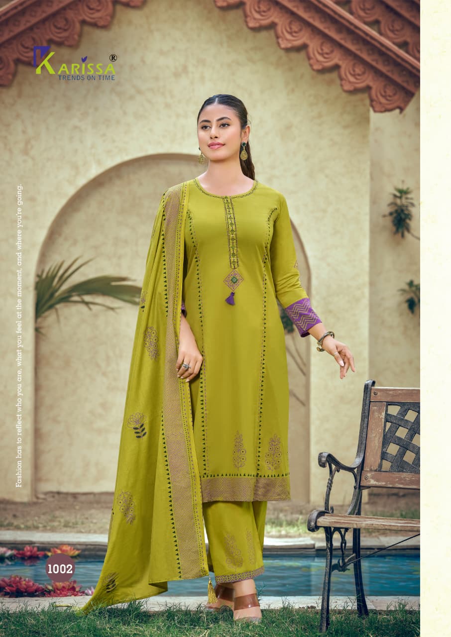 Karissa Kanika Cotton Salwar Kameez Catalog collection 9