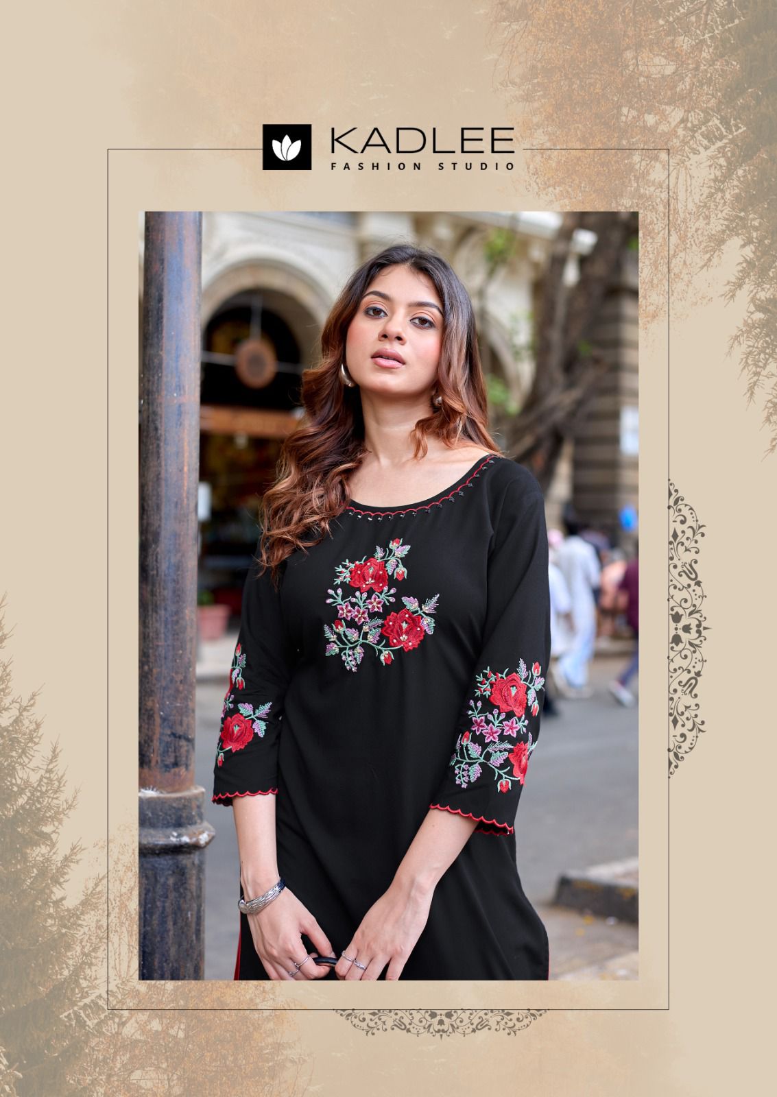 Kadlee Ladlee Vol 3 Rayon Kurti Catalog collection 9