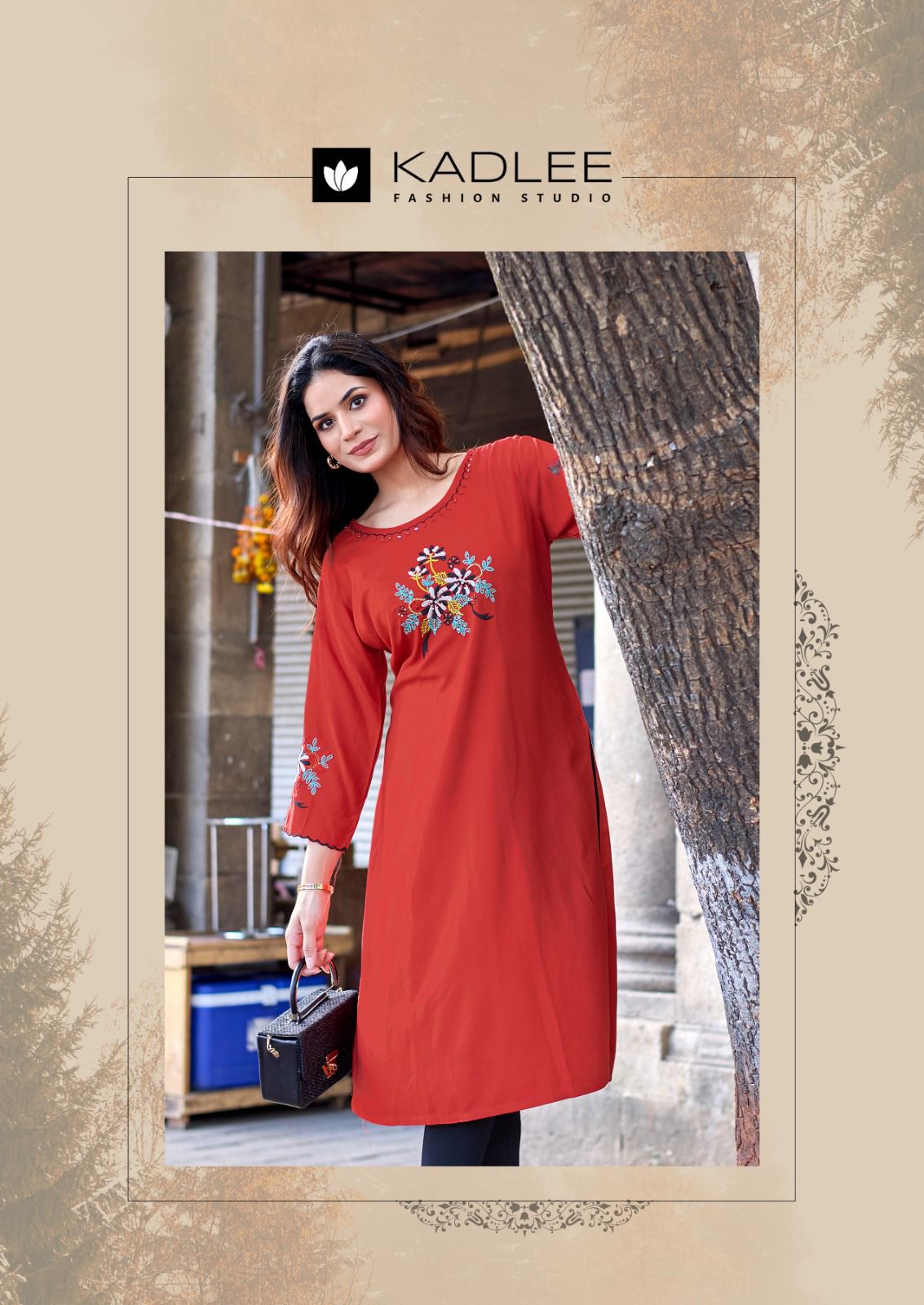 Kadlee Ladlee Vol 3 Rayon Kurti Catalog collection 7