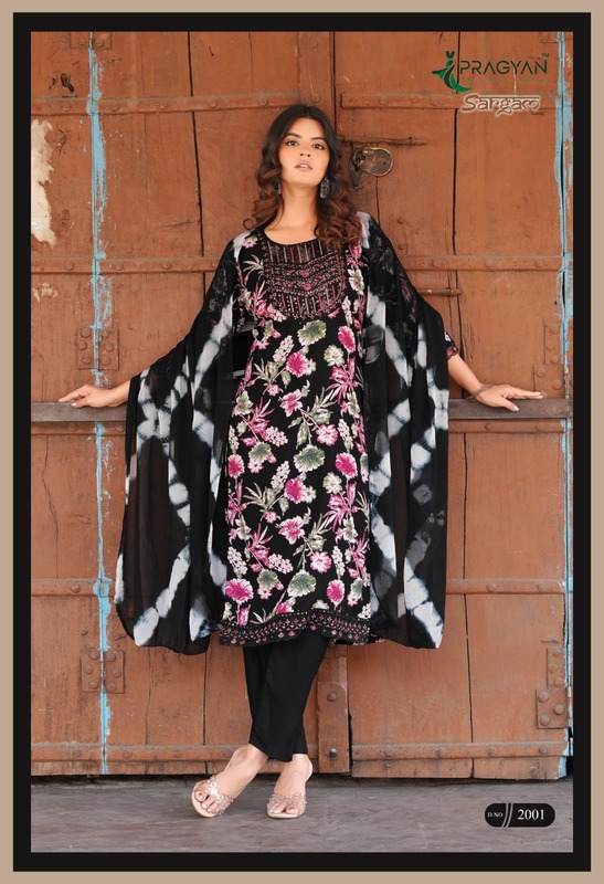 Pragyan Sargam Vol 2 Printed Salwar Kameez Catalog collection 8