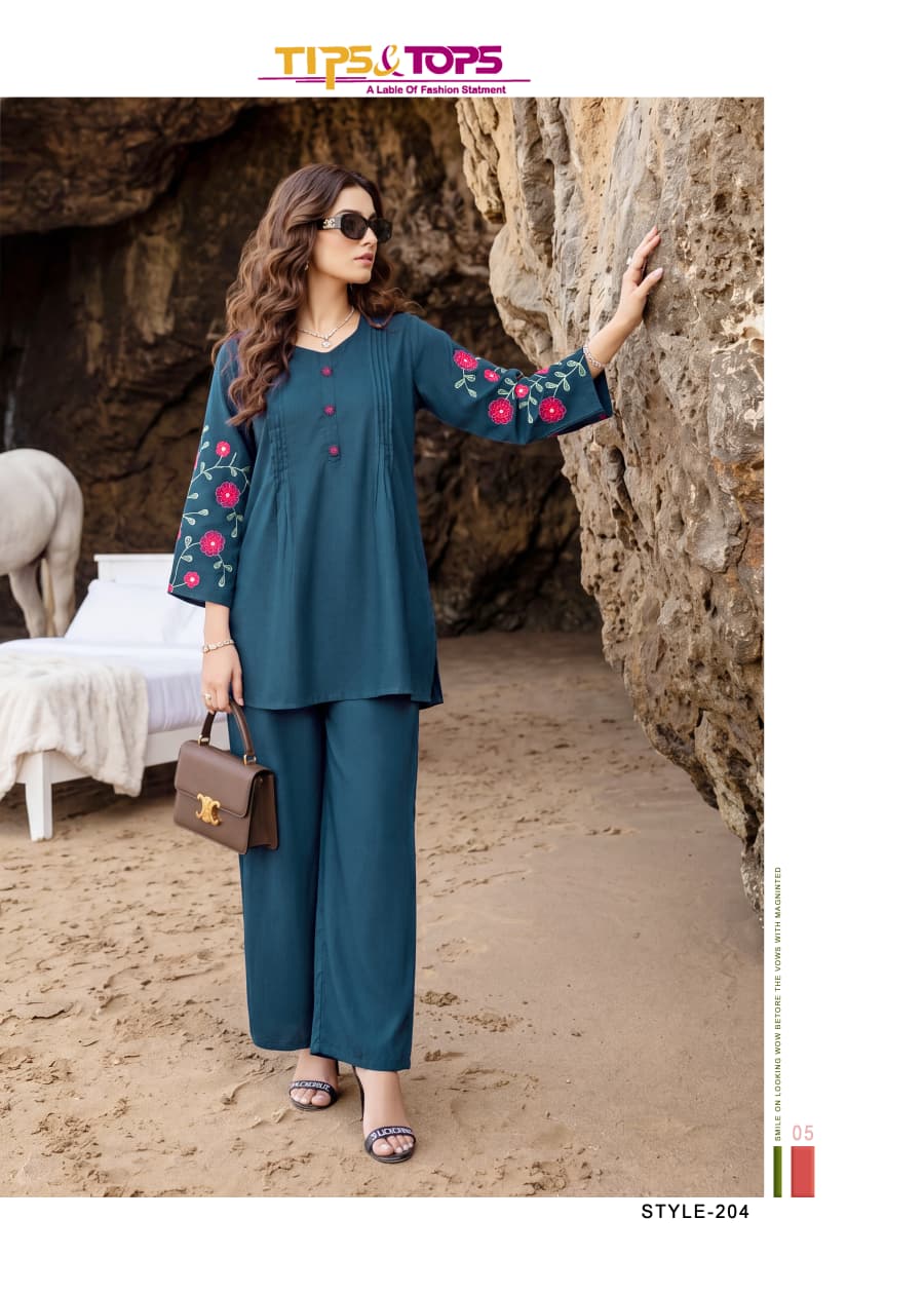 Tips And Tops Honey Co Ord Set Catalog collection 4