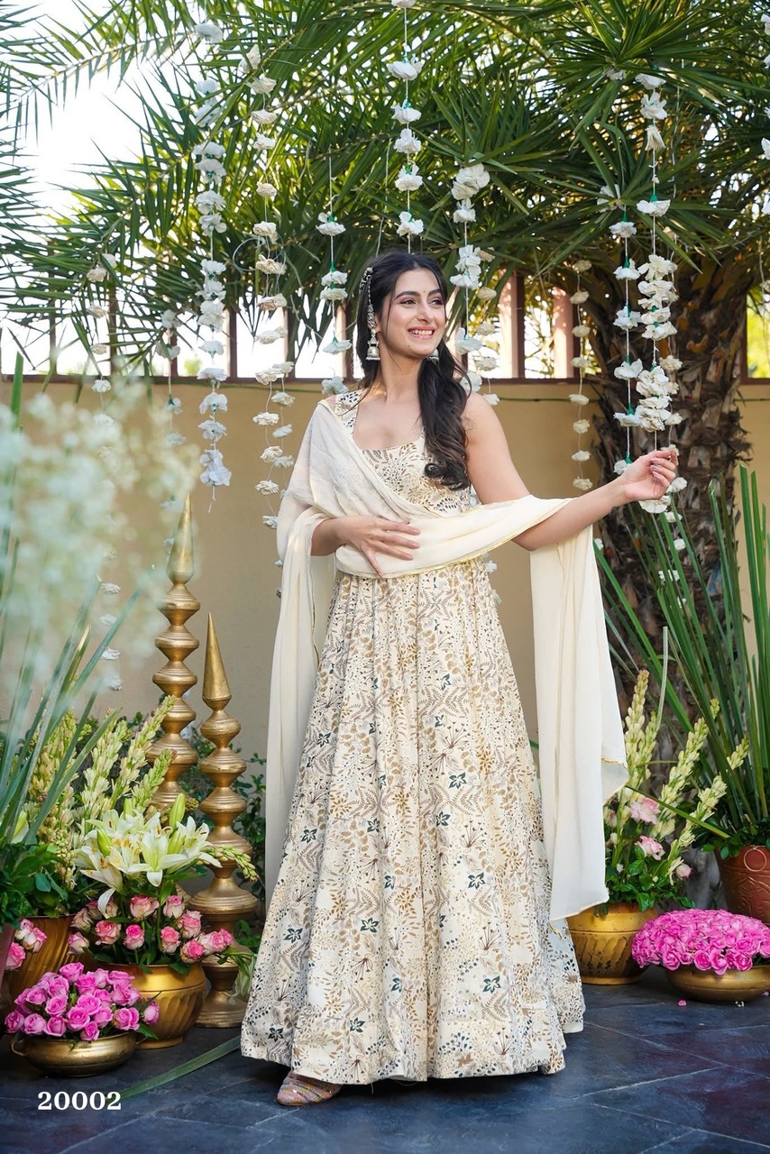 Clora Vol 20 Printed Anarkali Gown Catalog collection 7