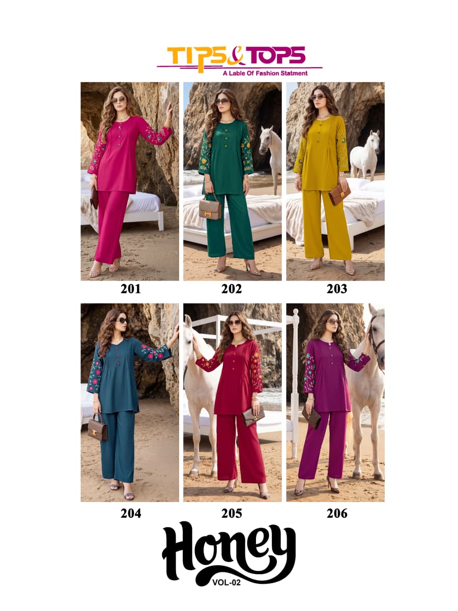 Tips And Tops Honey Co Ord Set Catalog collection 2