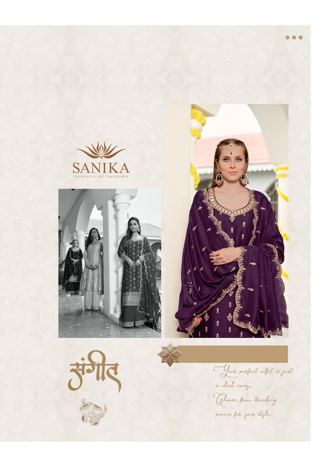 Sanika Fashion Sangeet Embroidery Salwar Kameez Catalog collection 3